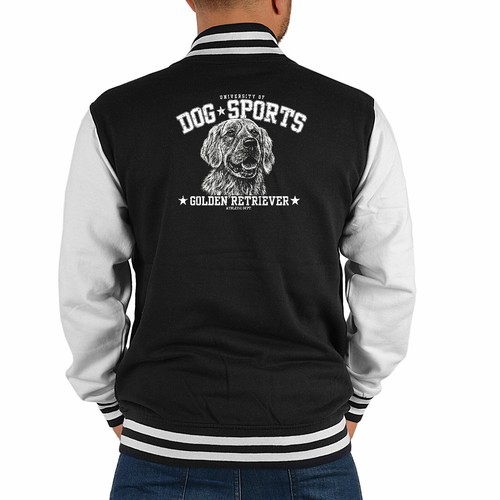 Herren college jacke golden - herren,