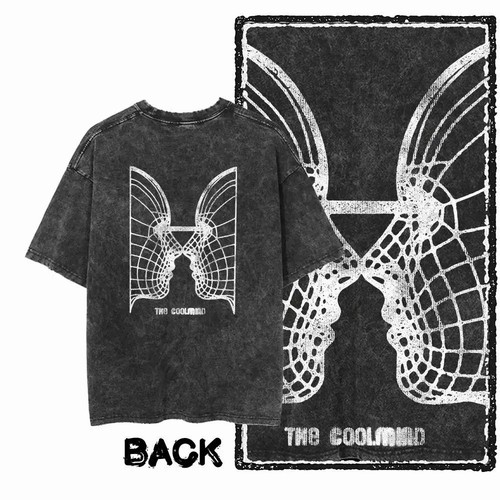 Oversize print shirt - t-shirt, mit
