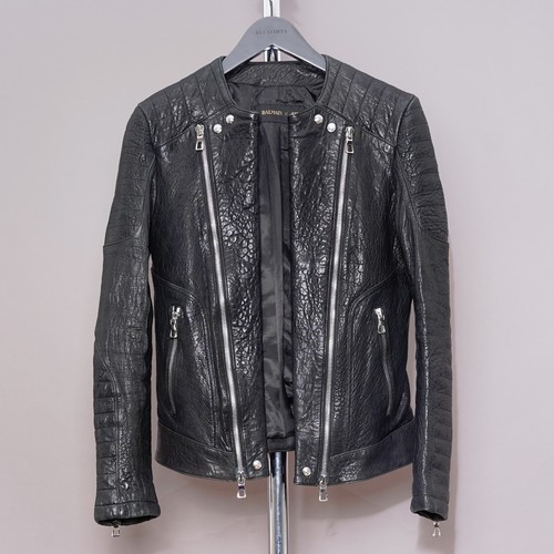 Balmain paris lederjacke - balmain,